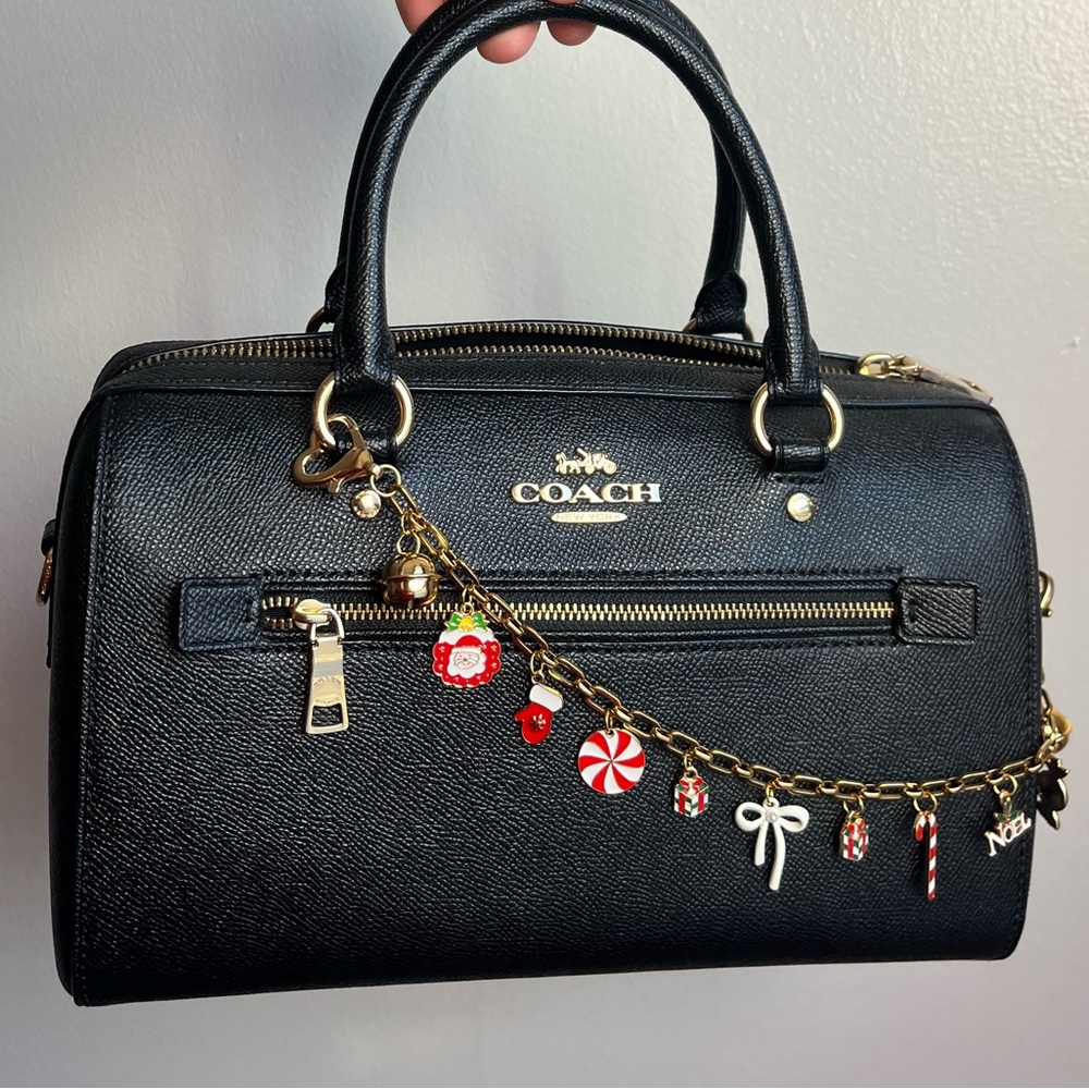 Christmas theme purse charm strap